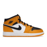 Подростковые кроссовки Jordan 1 Mid Taxi (GS)