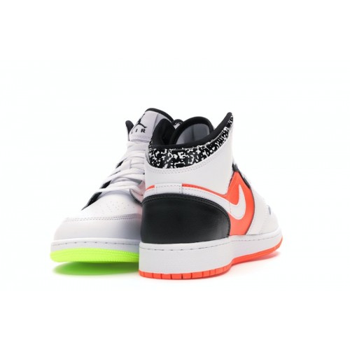 Air Jordan 1 Mid GS Notebook - подростковая сетка размеров