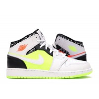 Подростковые Jordan 1 Mid Composition Notebook (GS)