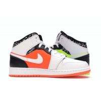 Подростковые Jordan 1 Mid Composition Notebook (GS)