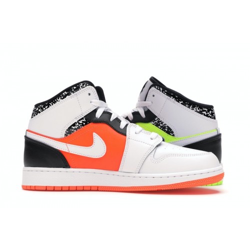 Air Jordan 1 Mid GS Notebook - подростковая сетка размеров