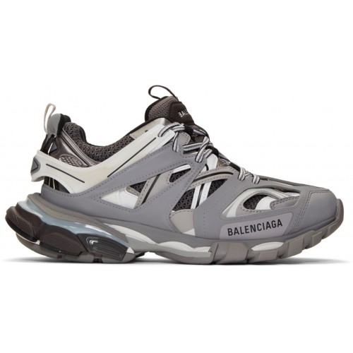 Кроссы Balenciaga Track Grey White (W) - женская сетка размеров