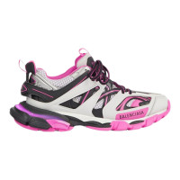Женские кроссовки Balenciaga Track LED Grey Pink Black (W)