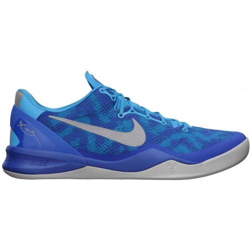 Кроссы Nike Kobe 8 Blue Glow - мужская сетка размеров
