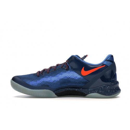 Кроссы Nike Kobe 8 Blue Blitz - мужская сетка размеров