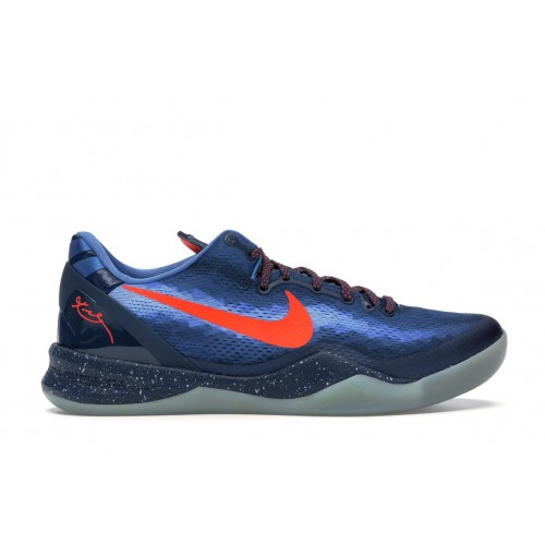 Кроссы Nike Kobe 8 Blue Blitz - мужская сетка размеров