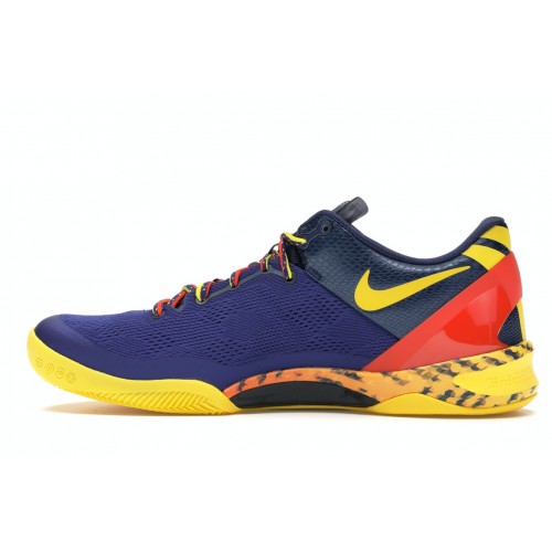 Кроссы Nike Kobe 8 Barcelona Tiger - мужская сетка размеров