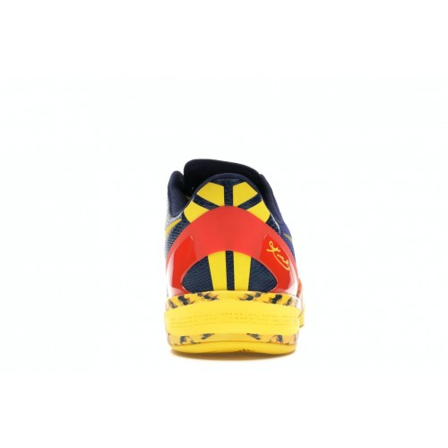 Кроссы Nike Kobe 8 Barcelona Tiger - мужская сетка размеров