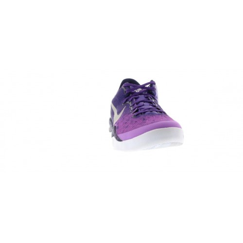 Кроссы Nike Kobe 8 Playoffs Purple Platinum - мужская сетка размеров