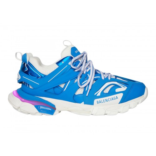 Кроссы Balenciaga Track LED Blue - мужская сетка размеров