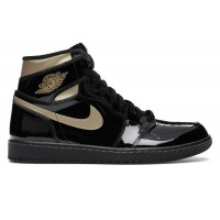 Кроссовки Jordan 1 Retro High Black Metallic Gold (2020)