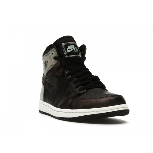 Кроссы Jordan 1 Retro High Light Army Rust Shadow Patina - мужская сетка размеров