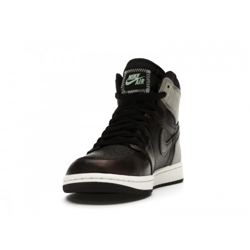 Кроссы Jordan 1 Retro High Light Army Rust Shadow Patina - мужская сетка размеров