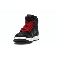 Jordan 1 Retro High Black Satin Gym Red