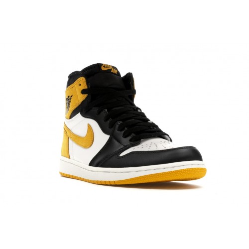 Кроссы Jordan 1 Retro High Yellow Ochre - мужская сетка размеров