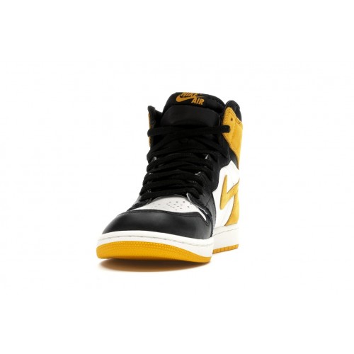 Кроссы Jordan 1 Retro High Yellow Ochre - мужская сетка размеров