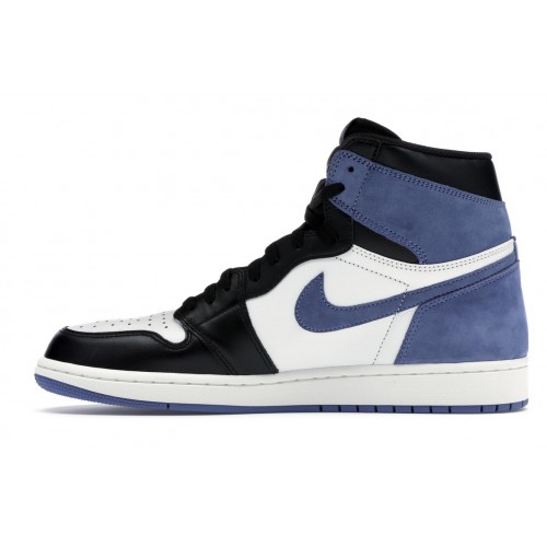 Кроссы Jordan 1 Retro High Blue Moon - мужская сетка размеров
