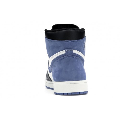 Кроссы Jordan 1 Retro High Blue Moon - мужская сетка размеров