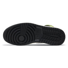 Jordan 1 Retro High White Black Volt University Gold