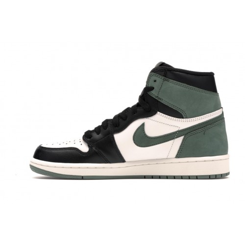 Кроссы Jordan 1 Retro High Clay Green - мужская сетка размеров