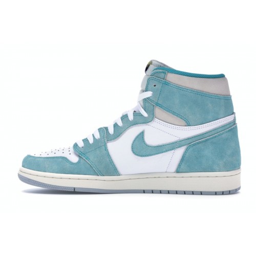 Кроссы Jordan 1 Retro High Turbo Green - мужская сетка размеров