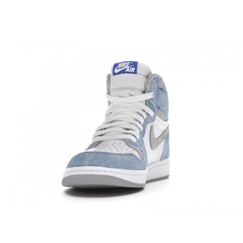 Кроссы Jordan 1 Retro High OG Hyper Royal - мужская сетка размеров