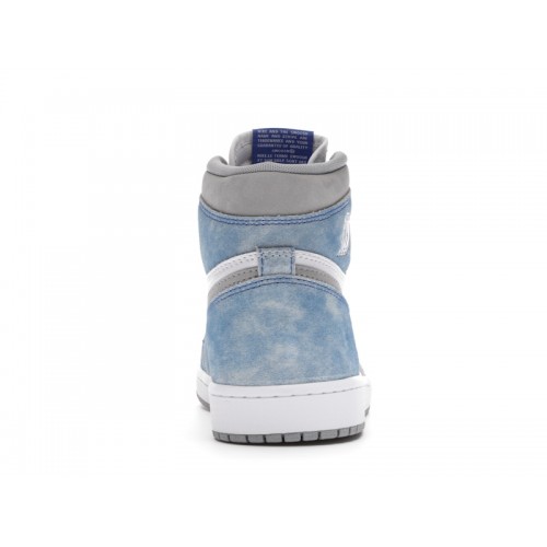 Кроссы Jordan 1 Retro High OG Hyper Royal - мужская сетка размеров