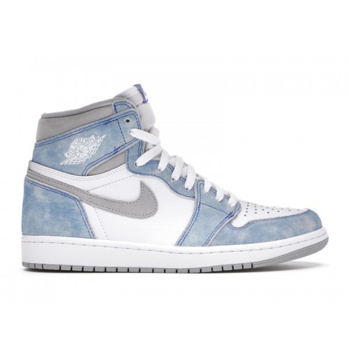 Кроссы Jordan 1 Retro High OG Hyper Royal - мужская сетка размеров