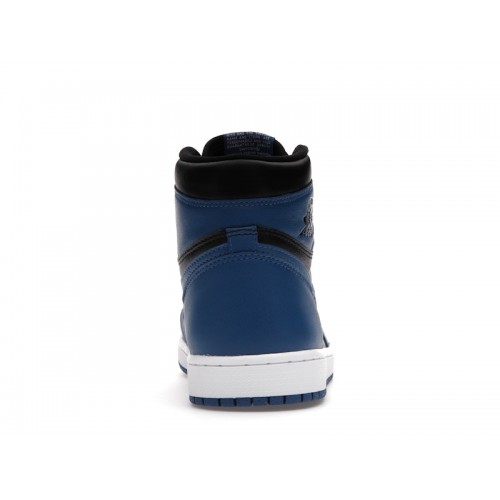 Кроссы Jordan 1 Retro High OG Dark Marina Blue - мужская сетка размеров