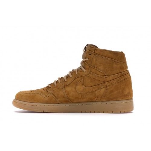 Кроссы Jordan 1 Retro High Wheat - мужская сетка размеров