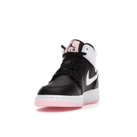 Подростковые Jordan 1 Mid Arctic Pink Black (GS)