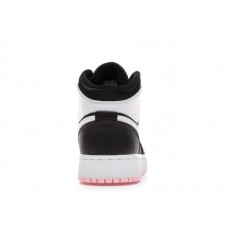 Подростковые Jordan 1 Mid Arctic Pink Black (GS)