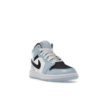 Подростковые Jordan 1 Mid Ice Blue (2022) (GS)