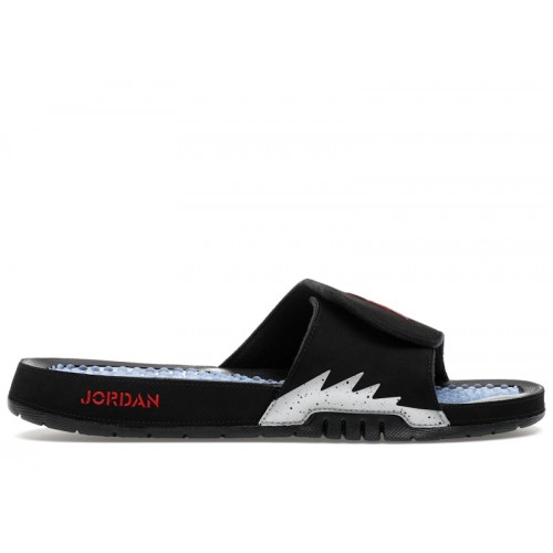Air Jordan Hydro 5 Slide Black Metallic - мужская сетка размеров
