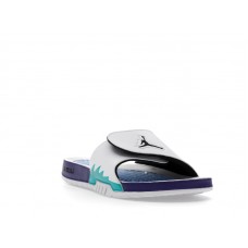 Jordan Hydro 5 Retro Slide White New Emerald Grape Ice Black