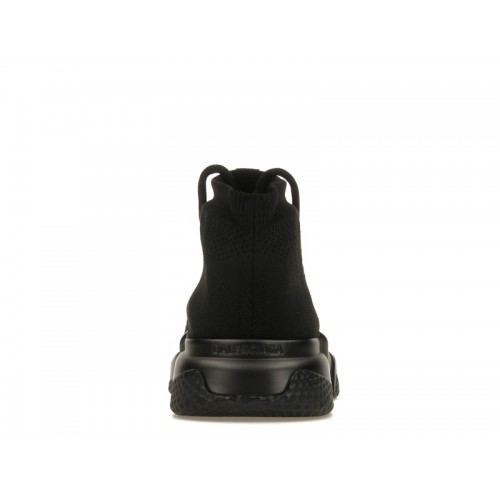 Кроссы Balenciaga Speed Trainer Lace Up Black - мужская сетка размеров