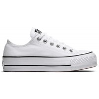 Женские кеды Converse Chuck Taylor All-Star Lift Ox White Black (W)