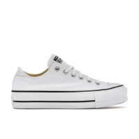 Женские Converse Chuck Taylor All Star Lift Platform Low White Black (W)