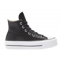 Женские кеды Converse Chuck Taylor All-Star Lift Hi Black Leather (W)