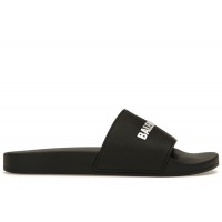 Balenciaga Pool Slide Black White
