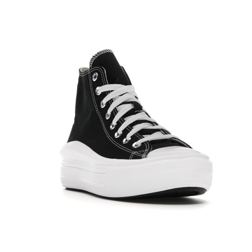 Кеды Converse Chuck Taylor All-Star Move Hi Black (W) - женская сетка размеров