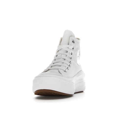 Кеды Converse Chuck Taylor All-Star Move Hi White (W) - женская сетка размеров