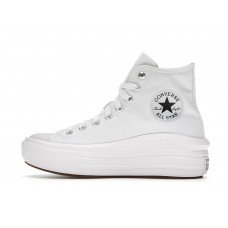Женские кеды Converse Chuck Taylor All-Star Move Hi White (W)