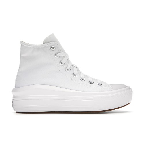 Кеды Converse Chuck Taylor All-Star Move Hi White (W) - женская сетка размеров