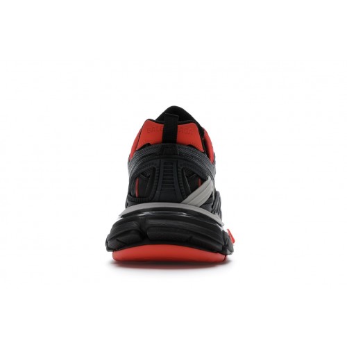 Кроссы Balenciaga Track.2 Black Red Grey - мужская сетка размеров