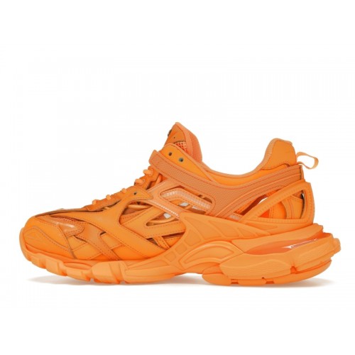 Кроссы Balenciaga Track.2 Orange - мужская сетка размеров