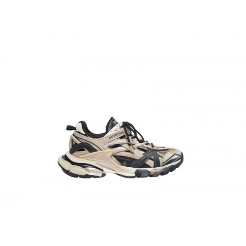 Кроссы Balenciaga Track.2 Beige (W) - женская сетка размеров
