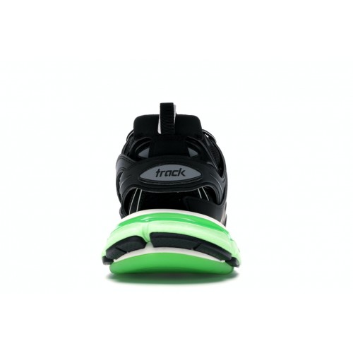 Кроссы Balenciaga Track Black Glow-In-The-Dark - мужская сетка размеров
