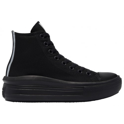 Кеды Converse Chuck Taylor All-Star Move Hi Black Metallic (W) - женская сетка размеров