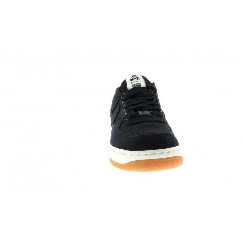 Кроссы Nike Air Force 1 Low Supreme Black - мужская сетка размеров